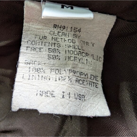 Vintage Faux Fur Leopard Coat Medium Modacrylic Plush Jacket MobWife - Picture 7 of 8